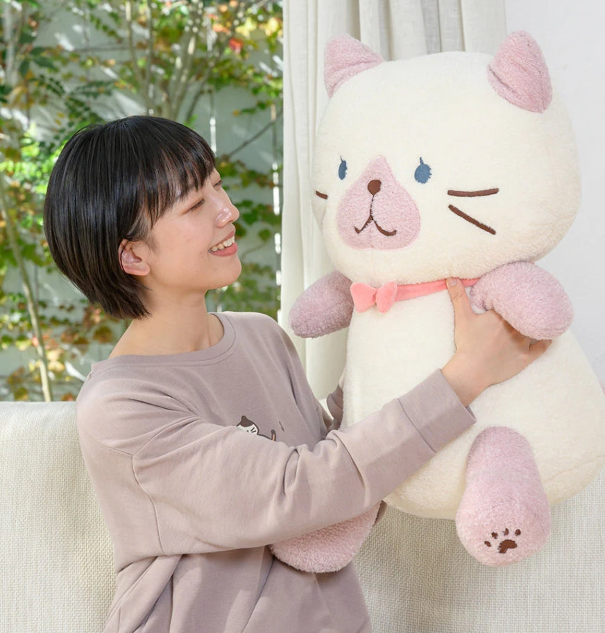 ふわふわ猫 ふわふわビッグハグぬいぐるみ(スコア&シャシャ)