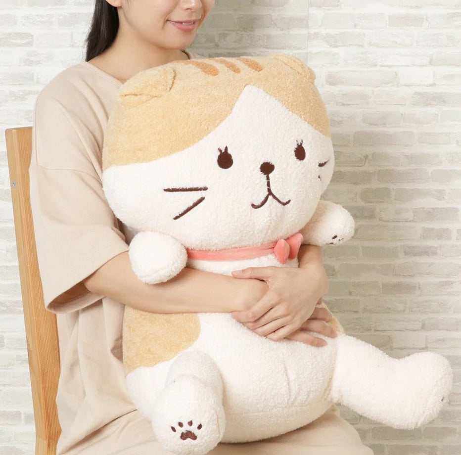 ふわふわ猫 ふわふわビッグハグぬいぐるみ(スコア&シャシャ)