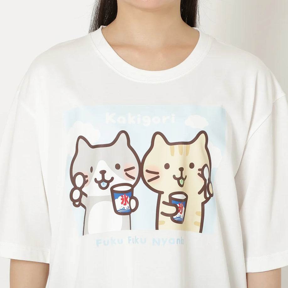 ふくふくにゃんこバズTシャツ【WEB限定】