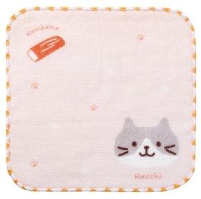 ふわふわキティ コットンミニタオル(ガチャポン)6枚セット