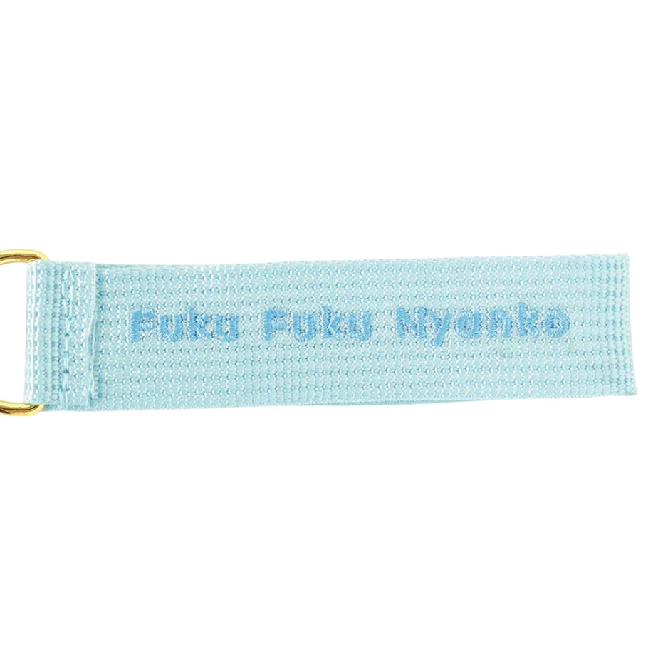 ふくふくにゃんこ ちゃちゃまる バースデー刺繍タグキーホルダー