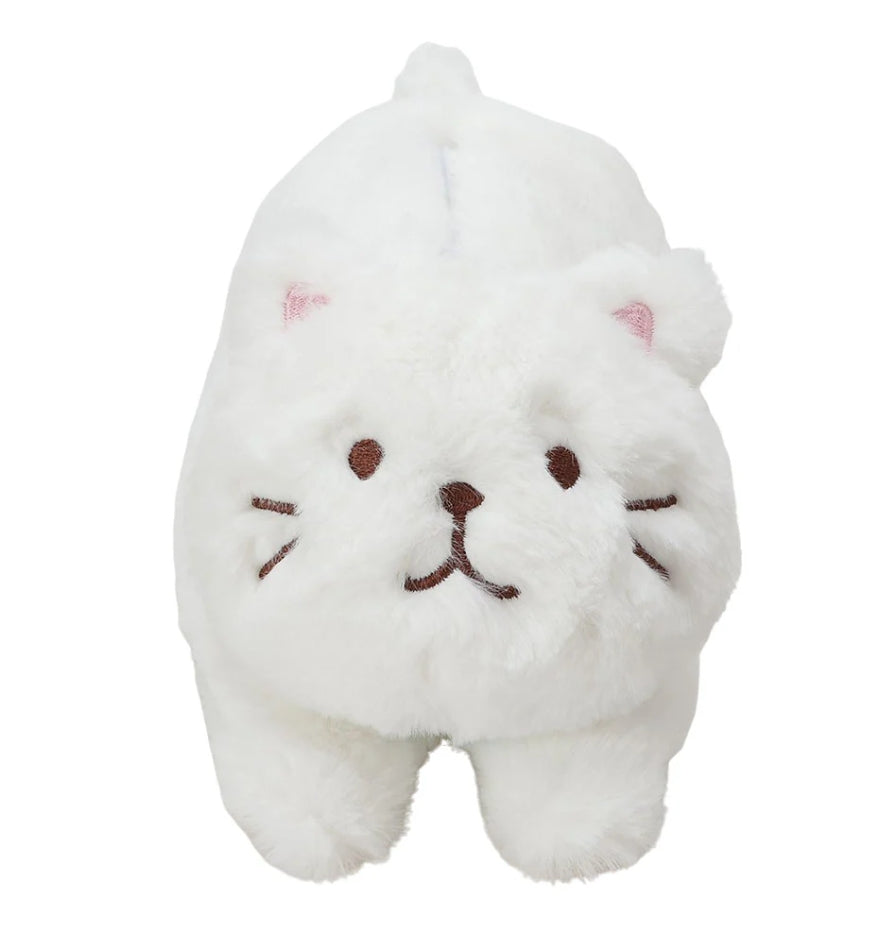 ふくふくにゃんこぬいぐるみペンケース(ハッチ&しろたま)