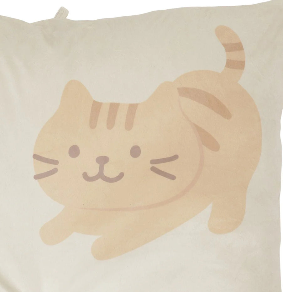 ふわふわの猫の視線睡眠マット