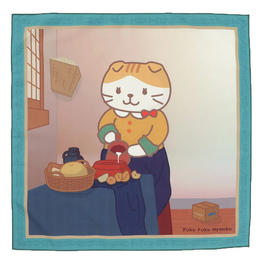 ふくねこ風呂敷【ガチャポン】6個セット