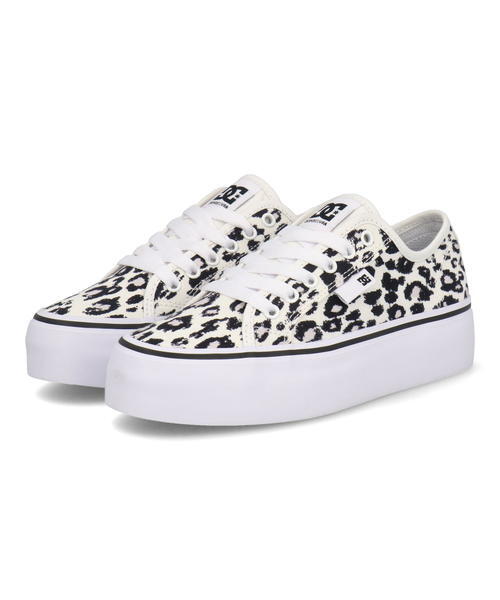 DC SHOES WS マニュアル プラットフォーム レディース スポーツシューズ(レディース ハンドパッド入り 厚底)DW231006