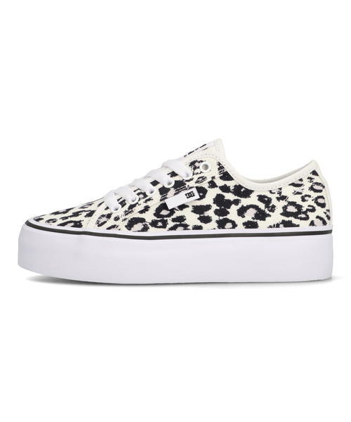 DC SHOES WS マニュアル プラットフォーム レディース スポーツシューズ(レディース ハンドパッド入り 厚底)DW231006