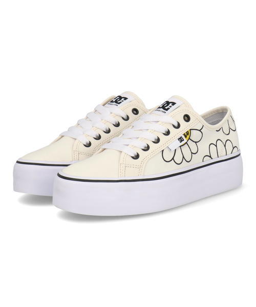 DC SHOES WS マニュアル プラットフォーム レディース スポーツシューズ(レディース ハンドパッド入り 厚底)DW231006