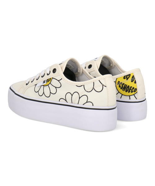 DC SHOES WS マニュアル プラットフォーム レディース スポーツシューズ(レディース ハンドパッド入り 厚底)DW231006