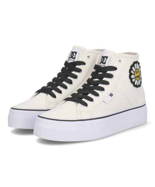 DC SHOES WS MANUAL HI PLATFORM レディース スポーツシューズ(レディース マニュアル HI 厚底)DW231007