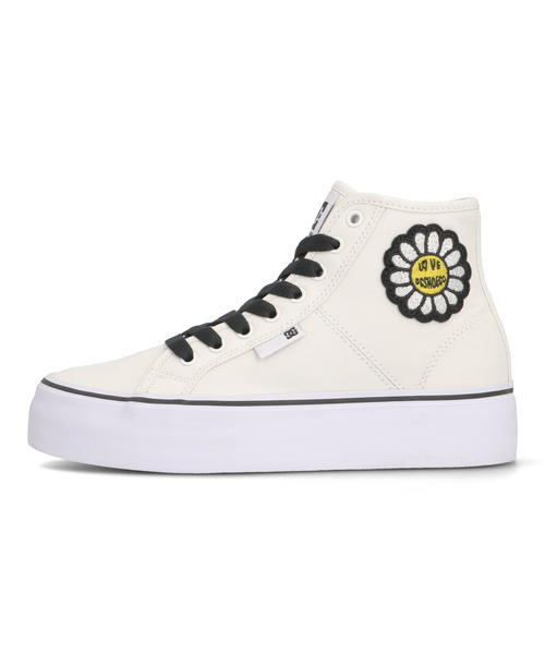 DC SHOES WS MANUAL HI PLATFORM レディース スポーツシューズ(レディース マニュアル HI 厚底)DW231007