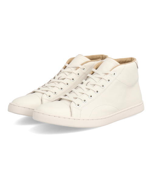 ILSE mobus WELLE レディース ミッドトップ レザー スニーカー (M-1710LN-2020)