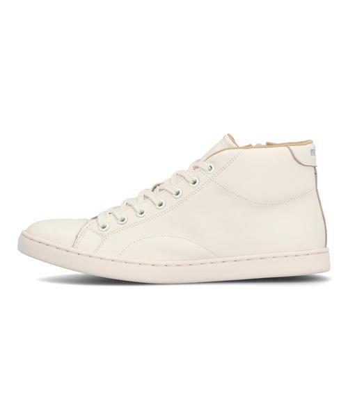 ILSE mobus WELLE レディース ミッドトップ レザー スニーカー (M-1710LN-2020)