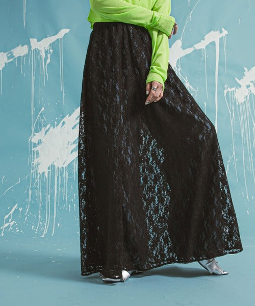 lace long skirt