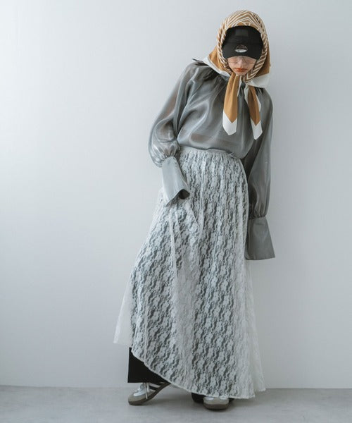 lace long skirt