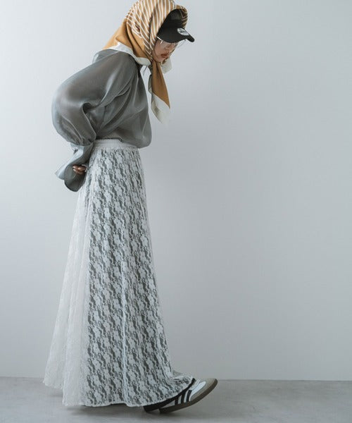 lace long skirt