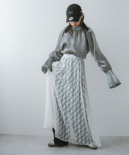 lace long skirt