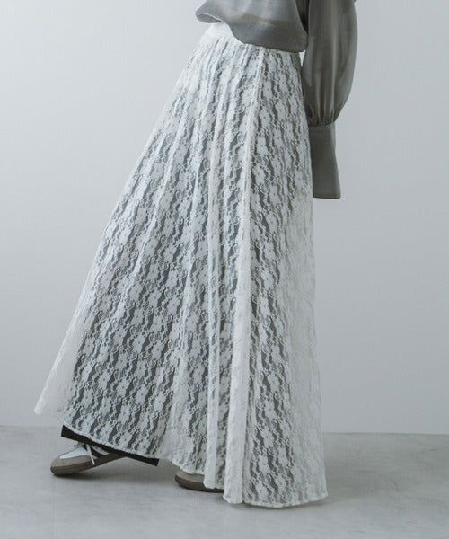 lace long skirt