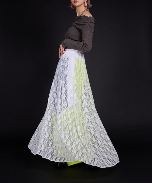 lace long skirt