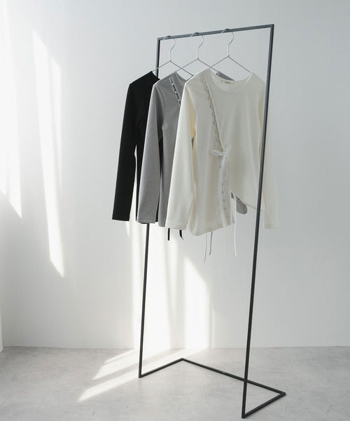 designer tailored ribbed top