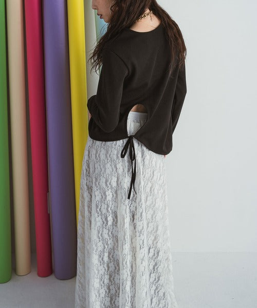 designer tailored ribbed top