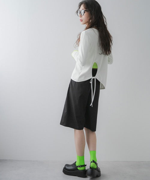 designer tailored ribbed top