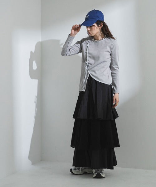 designer tailored ribbed top