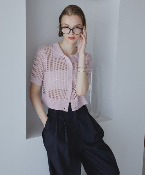 Mesh Polo Shirt/Summer Knit