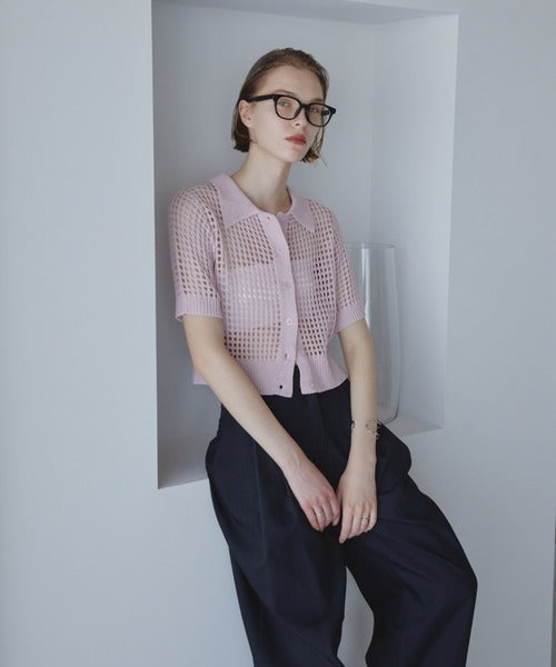 Mesh Polo Shirt/Summer Knit