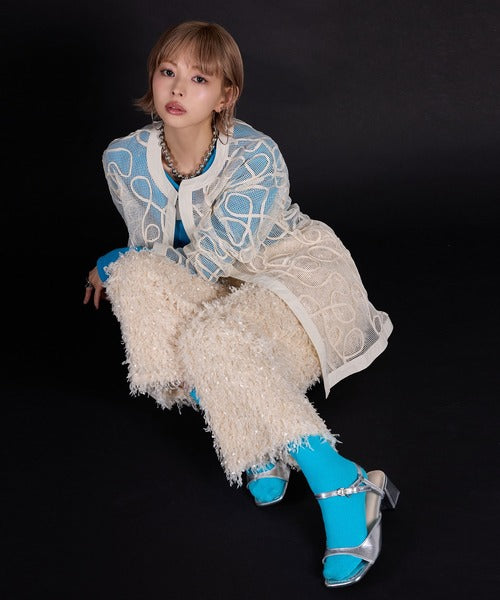 Square toe lace-up sandals