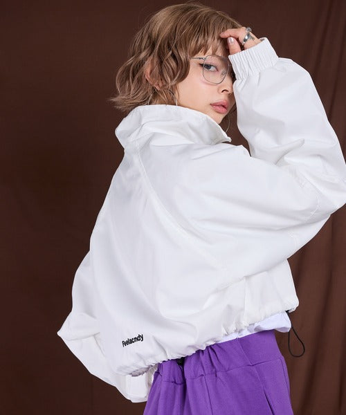 Sport nylon cropped jacket