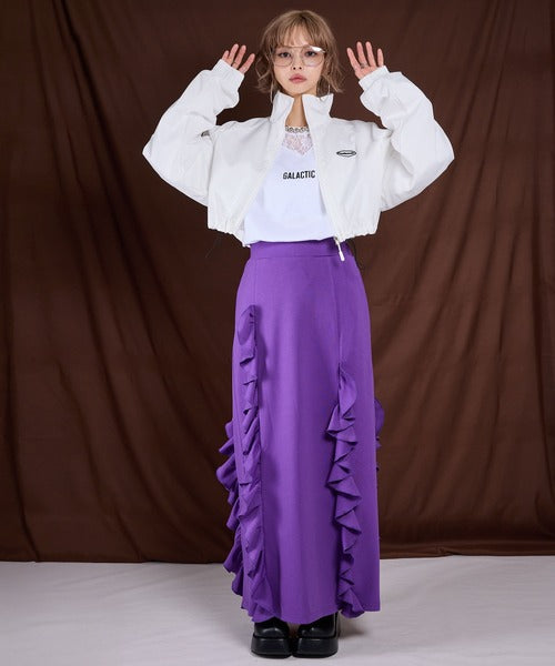 Sport nylon cropped jacket