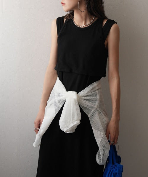 Tailored Ribbed Multi-Way Dress