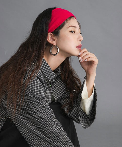 Colorful ribbed headband