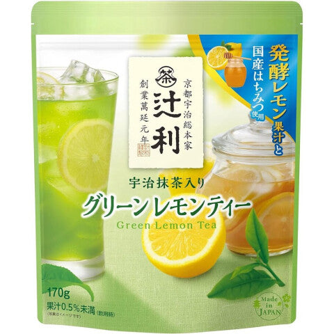 片岡物産 辻利 宇治抹茶 檸檬綠茶粉 170g
