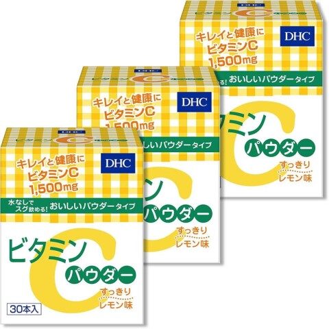 DHC ビタミンCパウダー 30本入り【3箱セット】