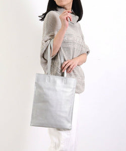 【COO SPECIAL WEEK】 收縮皮革 Simple Flat Tote Bag / A4 Compatible