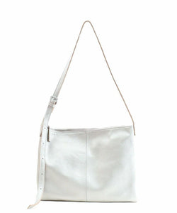 【COO SPECIAL WEEK】 收縮皮革 Simple Flat Shoulder bag / A4 兼容