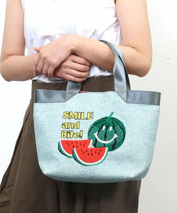【COO SPECIAL WEEK】SMILEY 圖案刺繡托特包
