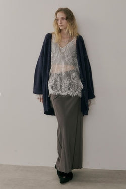 Total Lace V 領長袖上衣