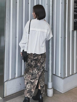 Asymmetry 褶邊襯衫