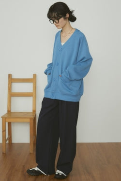 大紐扣運動衫開衫