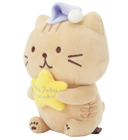 ふわふわ猫のおやすみ猫マスコット