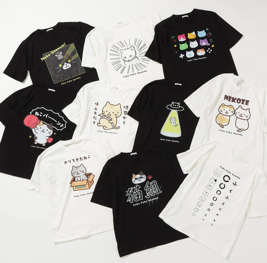 ふくふくにゃんこバズTシャツ 第二弾【WEB限定】