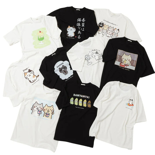 ふくふくにゃんこバズTシャツ【WEB限定】