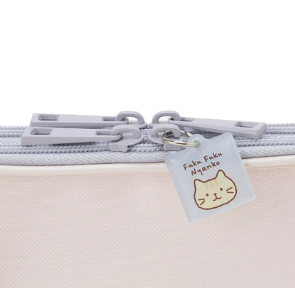 福福にゃんこ ひょっこり二重ネット小道具袋