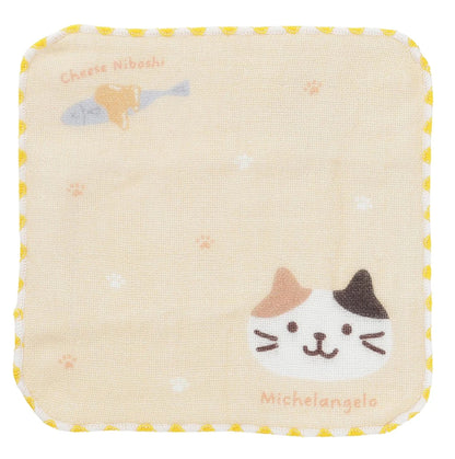 ふわふわキティ コットンミニタオル（ガチャポン）6枚セット