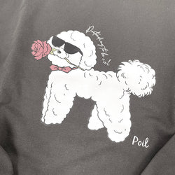 HOLD ROSE 比熊犬 Back Hair 套頭衫