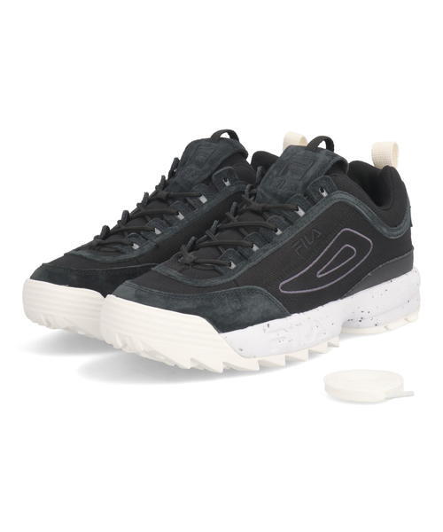 FILA DISRUPTOR 2 GRN-PHILIA レディース プラットフォームスニーカー (ディスラプター 2 グリーン フィリア) UFW22050 001 [EC] 
