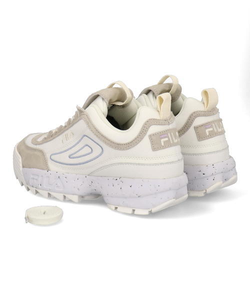FILA DISRUPTOR 2 GRN-PHILIA レディース プラットフォームスニーカー (ディスラプター 2 グリーン フィリア) UFW22050 001 [EC] 