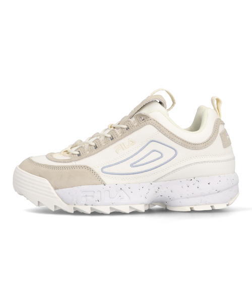FILA DISRUPTOR 2 GRN-PHILIA レディース プラットフォームスニーカー (ディスラプター 2 グリーン フィリア) UFW22050 001 [EC] 